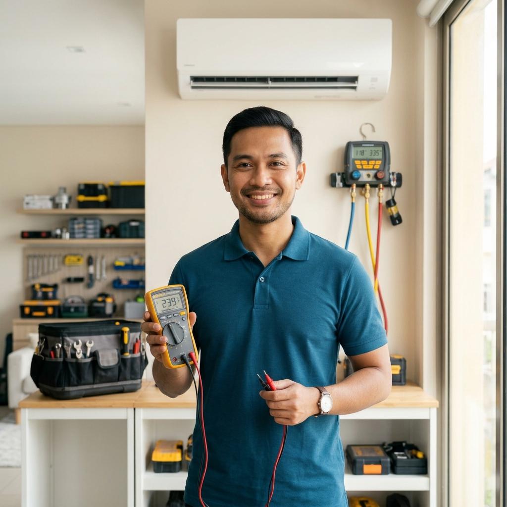 Mr Shah, Founder and Lead Aircond Specialist at Shah Services HVAC Specialist